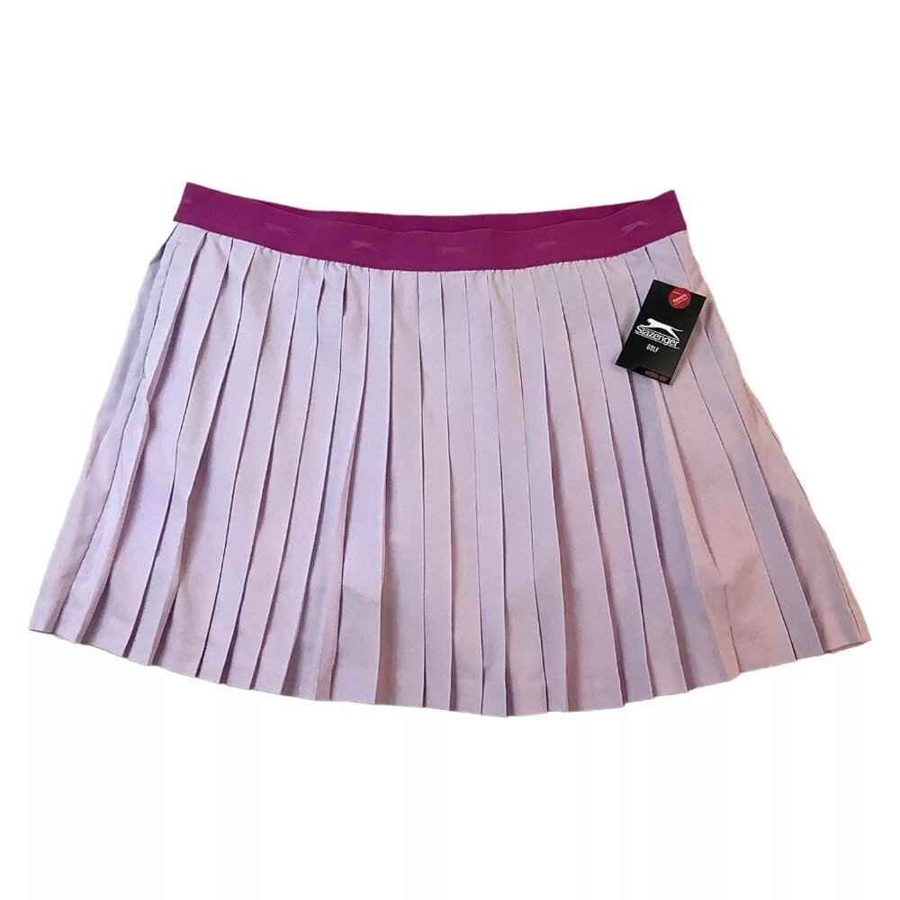 New Slazenger Tech Purple Amethyst Pleat Skort Golf Stretch Women’s Size XXL NWT